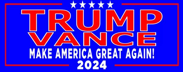 Trump Vance 2024 MAGA Sticker - Show your support for Donald Trump for President