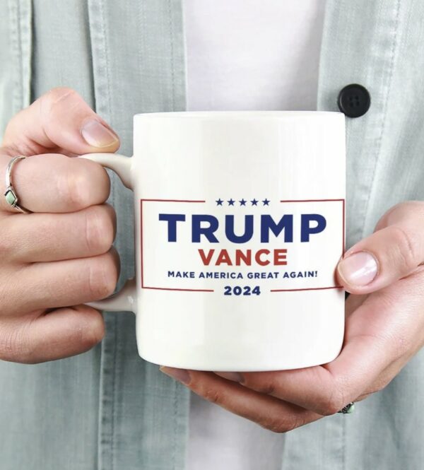 Trump Vance 2024 Mugs - Your Choice of 11oz or 15oz Mugs with Official LOGO and Campaign Logo Republican Nominee Donald J Trump - JD Vance