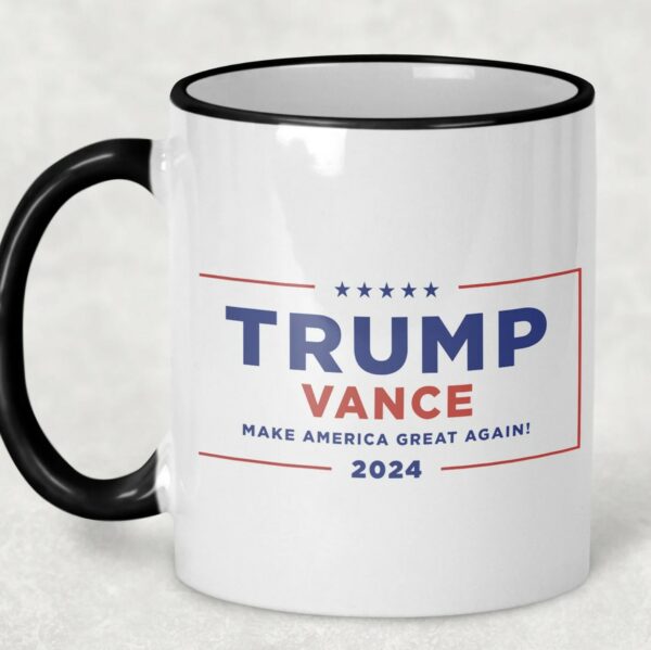 Trump Vance 2024 Mugs - Your Choice of 11oz or 15oz Mugs with Official LOGO and Campaign Logo Republican Nominee Donald J Trump - JD Vance Mgu