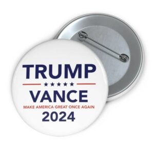 Trump Vance 2024 Pin Button