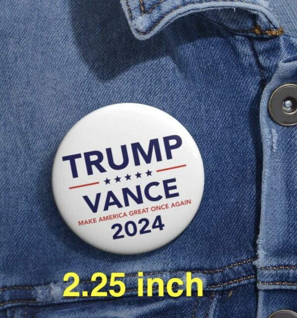 Trump Vance 2024 Pin Buttons