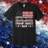 Trump Vance 2024 President Trump Usa Flag Election Premium T-Shirt