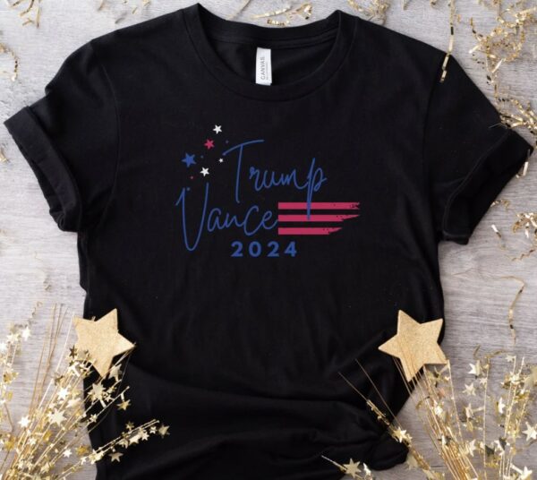 Trump Vance 2024 Shirt, Trump 2024 Tshirt, 2024 Election Shirt, Republican Shirt, Trump Supporter Tee, MAGA Shirt, Trump Flag Tee, Trump Tee3