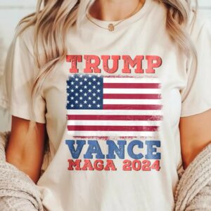 Trump Vance 2024 Shirt, Trump Vance American Flag Maga 2024 TShirt, Vice President JD Vance Shirt, VP Vance 24 T-Shirt Sweatshirt