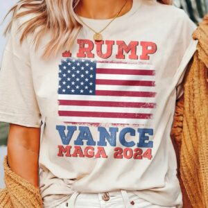 Trump Vance 2024 Shirt, Trump Vance American Flag Maga 2024 TShirt, Vice President JD Vance Shirt, VP Vance 24 T-Shirt Sweatshirt1