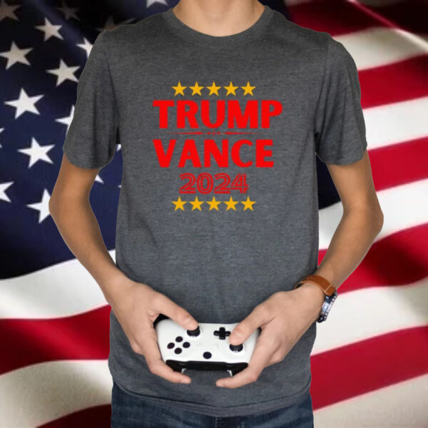 Trump Vance 2024 Softstyle T-Shirt, MAGA 2024, America First, JD Vance, Donald Trump, Trump Fight Shirt, Patriot,