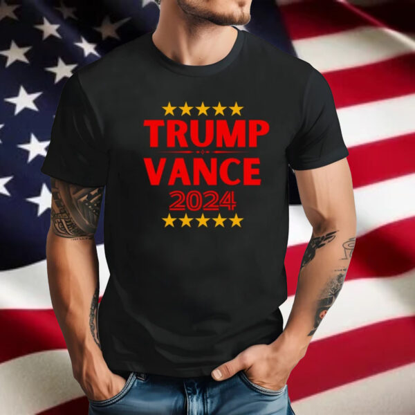 Trump Vance 2024 Softstyle T-Shirt, MAGA 2024, America First, JD Vance, Donald Trump, Trump Fight Shirt, Patriot,3