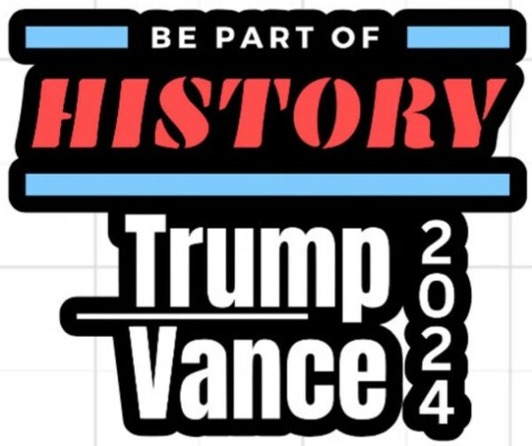 Trump Vance 2024 Sticker, Trump Vance Campaign 24 Sticker, Trump for President Sticker, MAGA 24 Sticker