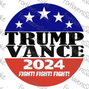 Trump Vance 2024 Sticker Trump for President 2024