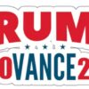 Trump Vance 2024 Sticker, USA Flag, Trump Vance Sticker, Trump 2024 Sticker, JD Vance Sticker, Vance VP, 2024 Election Vice President 2024