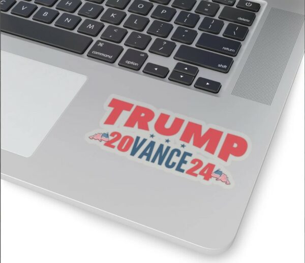 Trump Vance 2024 Sticker, USA Flag, Trump Vance Sticker, Trump 2024 Sticker, JD Vance Sticker, Vance VP, 2024 Election Vice President 20243