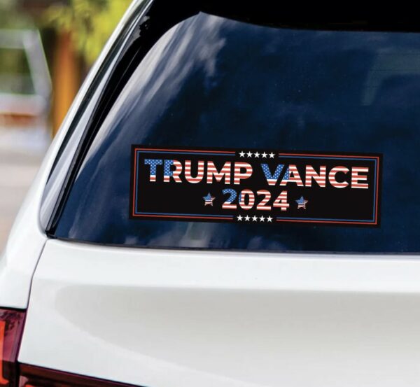 Trump Vance 2024 Sticker Vinyl Decal, Trump 2024 Vinyl Sticker