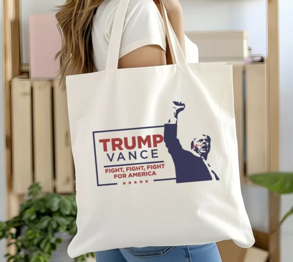 Trump Vance 2024 Tote Bag Fight For America Donald Trump 2024 Election bag