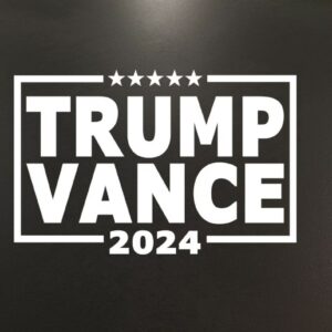 Trump Vance 2024, Trump 2024, Trump Vance Decal Usa