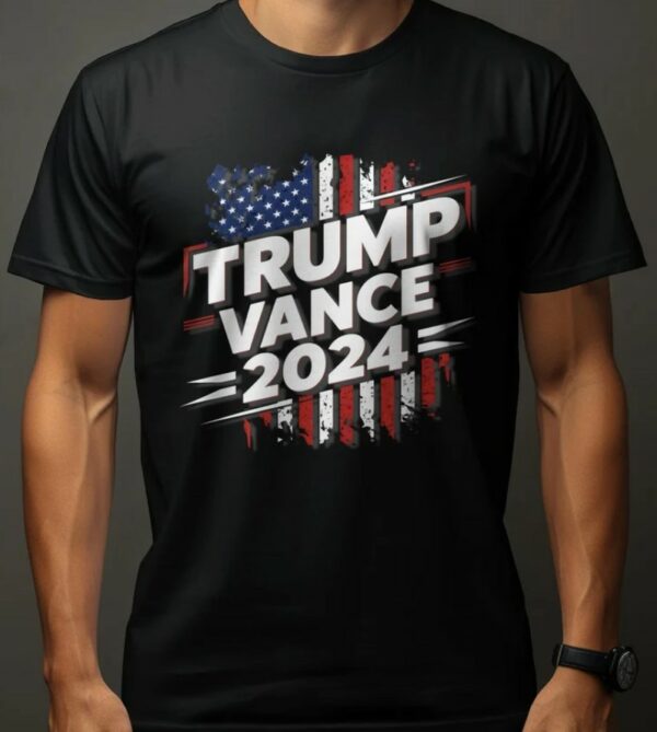 Trump Vance 2024 Vote T-shirt, Election Campaign T-Shirt, Support Trump Vance 2024, Political Graphic Tee, Vote Trump Vance Shirt