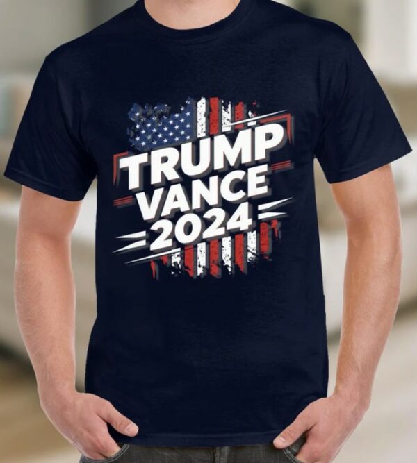 Trump Vance 2024 Vote T-shirt, Election Campaign T-Shirt, Support Trump Vance 2024, Political Graphic Tee, Vote Trump Vance Shirt2