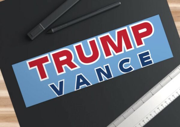 Trump Vance 2024 sticker,Trump 2024 bumper sticker, trump 47, Election sticker, Trump decal, Trump magnet, Republican, Vote For Felon, shot4