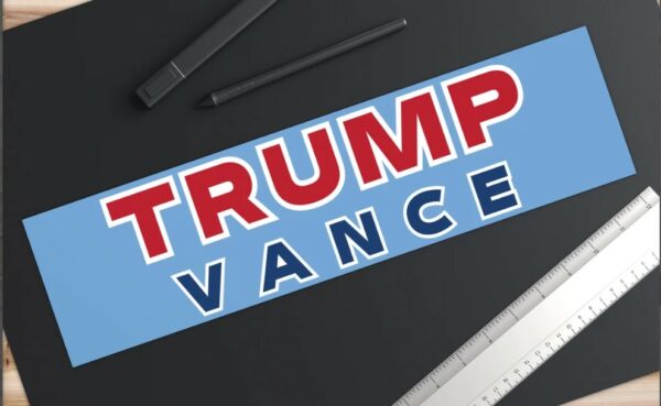 Trump Vance 2024 sticker,Trump 2024 bumper sticker, trump 47, Election sticker, Trump decal, Trump magnet, Republican, Vote For Felon, shot8