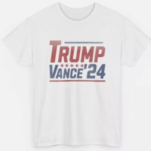 Trump Vance '24 Distressed T-Shirt - Political Campaign Tee1