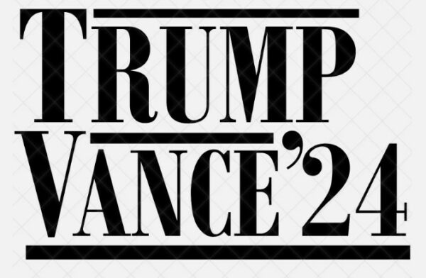 Trump Vance '24 Election Sticker - 2024 Campaign Vinyl Decal - Car , Truck Decal