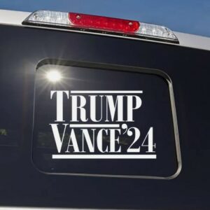 Trump Vance '24 Election Sticker - 2024 Campaign Vinyl Decal - Car , Truck Decal1