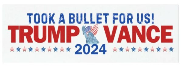 Trump Vance Bumper Sticker1