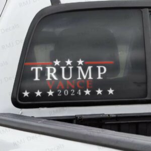 Trump Vance Decal, Trump 2024 Decal, Presidential 2024 Car Decal, Trump Vance Bumper Sticker