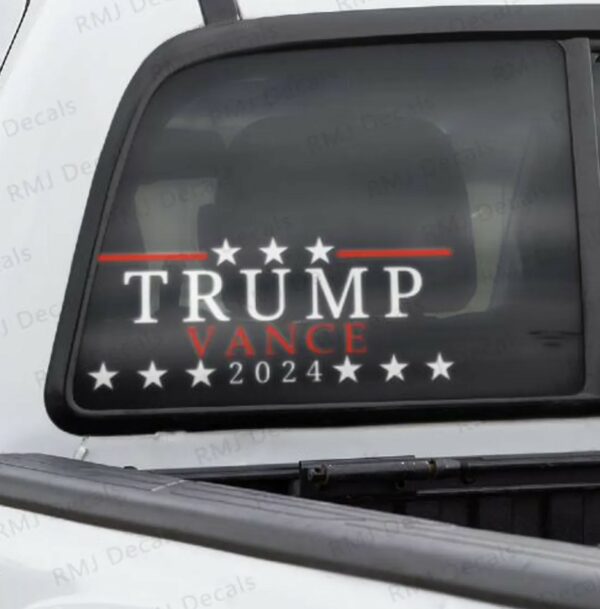 Trump Vance Decal, Trump 2024 Decal, Presidential 2024 Car Decal, Trump Vance Bumper Sticker