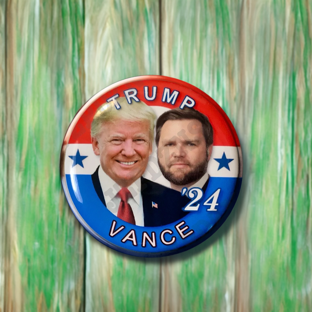 Trump Vance Election Campaign Pin Buttons