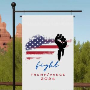 Trump Vance Flag, Trump Garden Flag, Trump 2024 Garden Flag, MAGA Garden Flag, Republican Yard Flags, Political Home Banner, Trump fight2