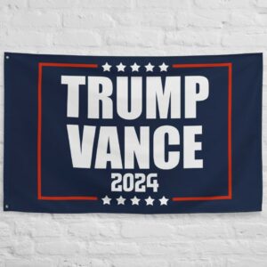 Trump Vance For President and VP Flag Banner