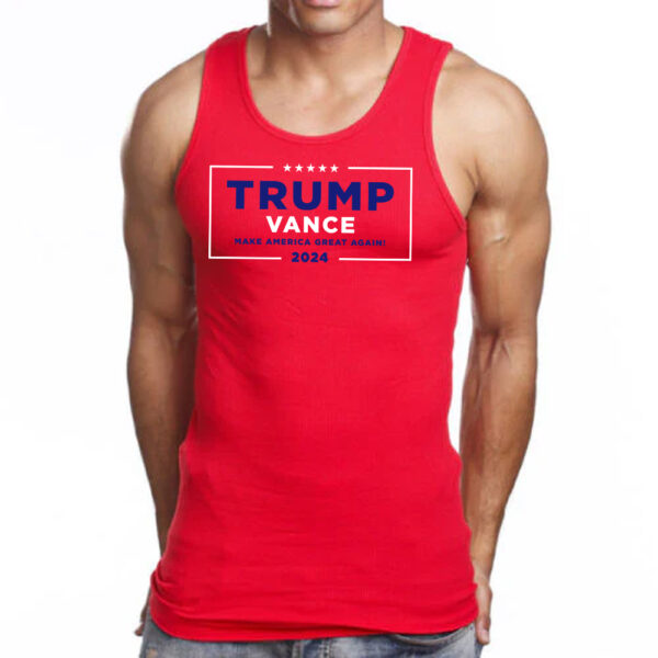 Trump Vance MAGA 2024 Red Tank Top