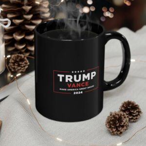 Trump Vance MAGA Black Mug