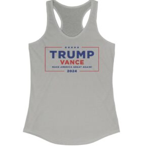 Trump Vance MAGA Women's Ideal Racerback Tank Shirt