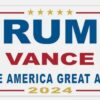 Trump Vance Make America Great Again 2024 Bumper Stickers