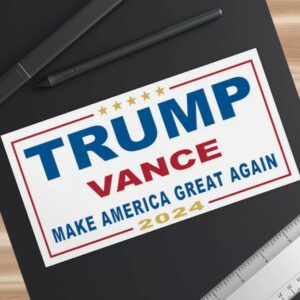 Trump Vance Make America Great Again 2024 Bumper Stickers1