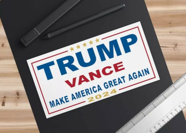 Trump Vance Make America Great Again 2024 Bumper Stickers1