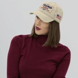 Trump-Vance Make America Great Again Distressed Dad Hats Us