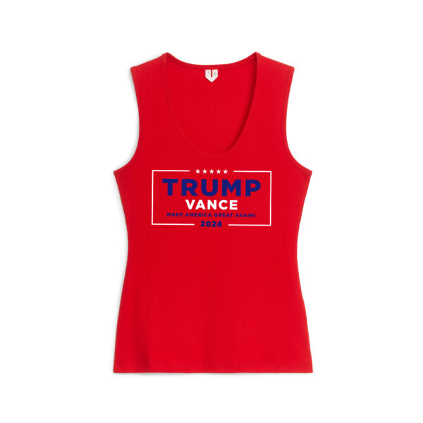 Trump Vance Make America Great Again Red Women Tank Top Shirt