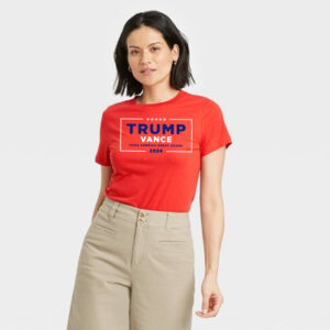 Trump Vance Make America Great Again Red Women's Shirts