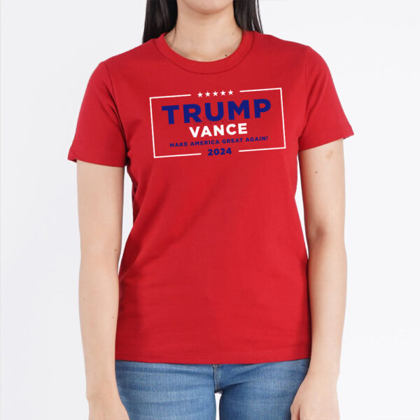 Trump Vance Make America Great Again Red Women's TShirt