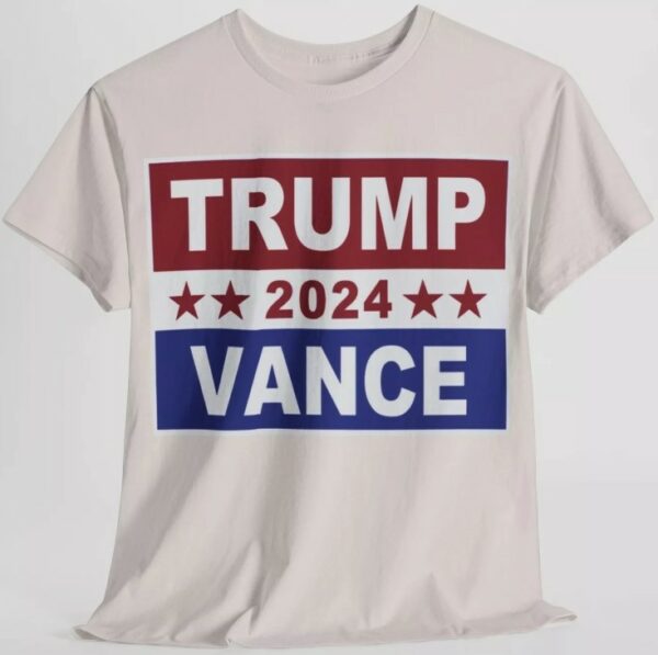 Trump Vance Shirt New President 2024 MAGA Republican USAUnisex Heavy Cotton Tee2