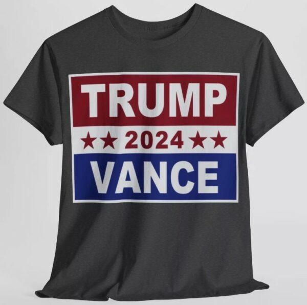 Trump Vance Shirt New President 2024 MAGA Republican USAUnisex Heavy Cotton Tee3