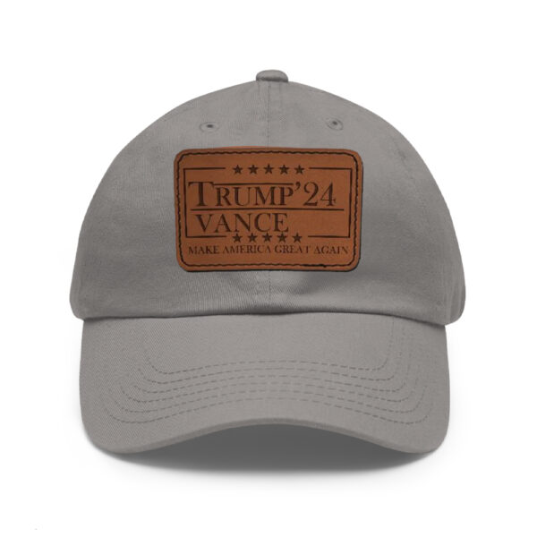 Trump Vance24 Make America Great Again Leather Hat