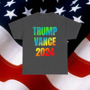 Trump and JD Vance 2024 VP pick Winning Ticket t shirt Vote Republican MAGA tee Vibrant fun graphic rainbow colors stylish patriotic shirt1