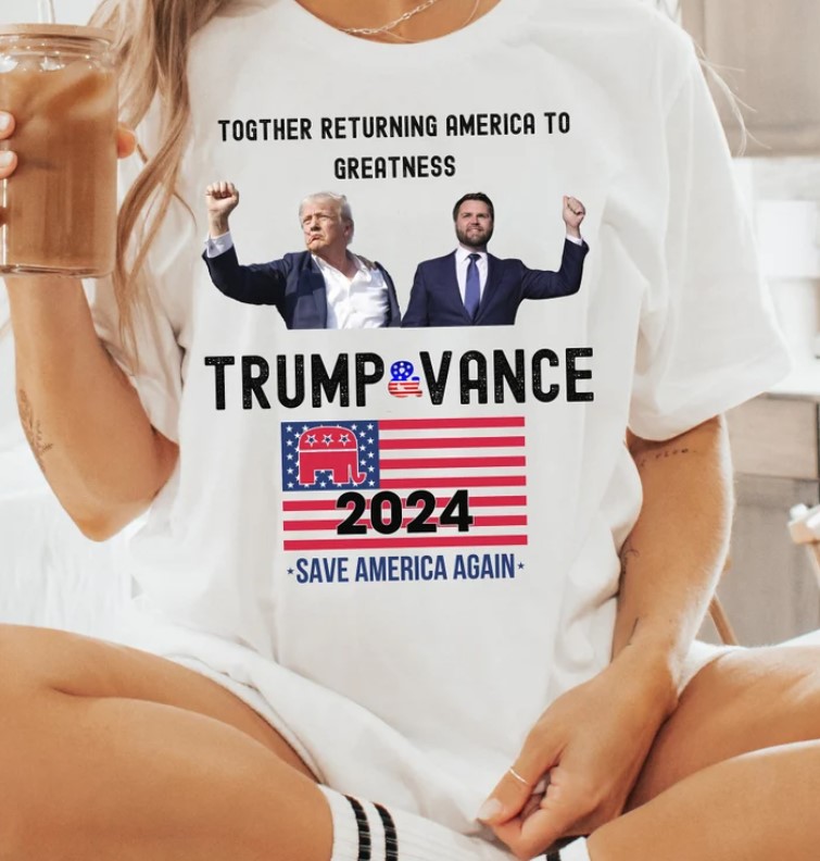 Trump and VP Unisex Softstyle T-Shirt, MAGA shirt, jd Vance, Trump & Vance, Trump VP pick, trump vance 2024, trump vance, election trump 24
