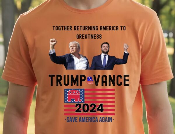 Trump and VP Unisex Softstyle T-Shirt, MAGA shirt, jd Vance, Trump & Vance, Trump VP pick, trump vance 2024, trump vance, election trump 242