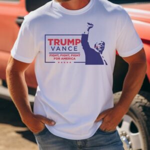 TrumpVance Unisex Heavy Cotton Tee election shirt Trump supporter vote Trump maga shirt republican shirt conservative shirt