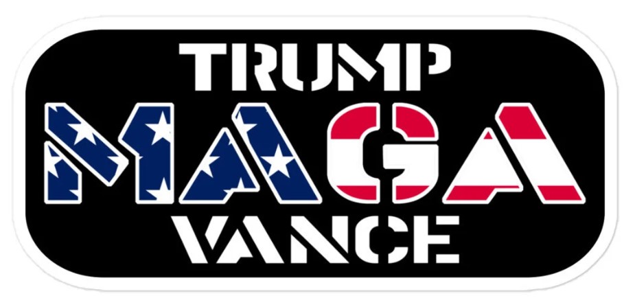 USA Trump Vance MAGA 2024 Sticker