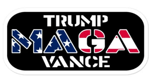 USA Trump Vance MAGA 2024 Sticker1